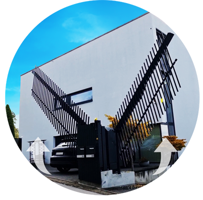 Vertikalhoftor Pfozrheim Kauf und Montage